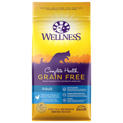Wellness Complete Health Grain Free Adult Chicken & Chicken Meal Recipe for Cats