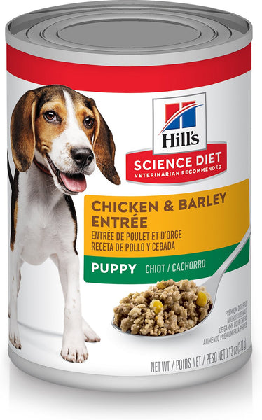 Hill's Science Diet Puppy Chicken Barley Entree Canned Dog Food