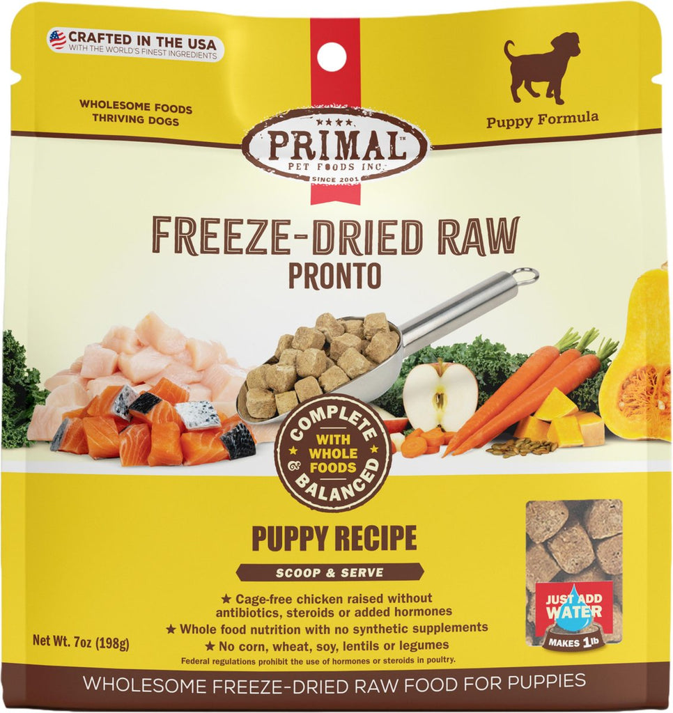 Primal Pronto Puppy Recipe Freeze Dried Raw Dog Food