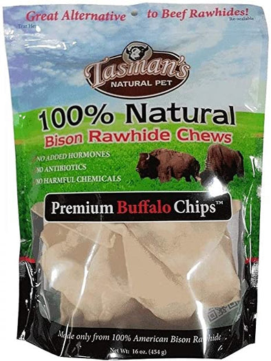 Tasman's Natural Pet Bison Rawhide Chips
