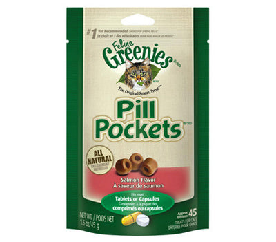Greenies Feline Pill Pockets - Salmon Flavor