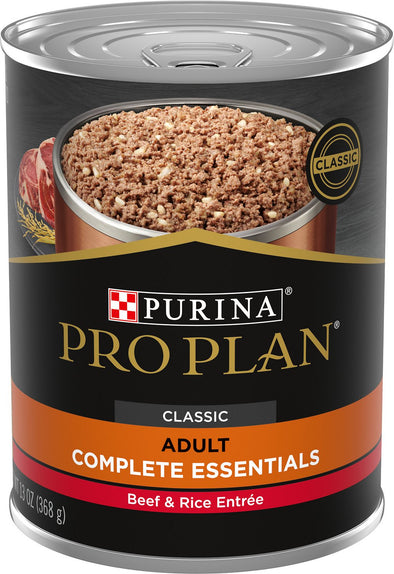 Purina Pro Plan Complete Essentials Beef & Rice Entree Canned Dog Food
