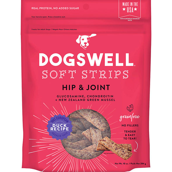 Dogswell Hip & Joint Duck Soft Strips Dog Treats