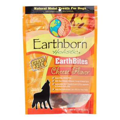 Earthborn Holistic EarthBites Grain Free Cheese Flavor Moist Treats for Dogs