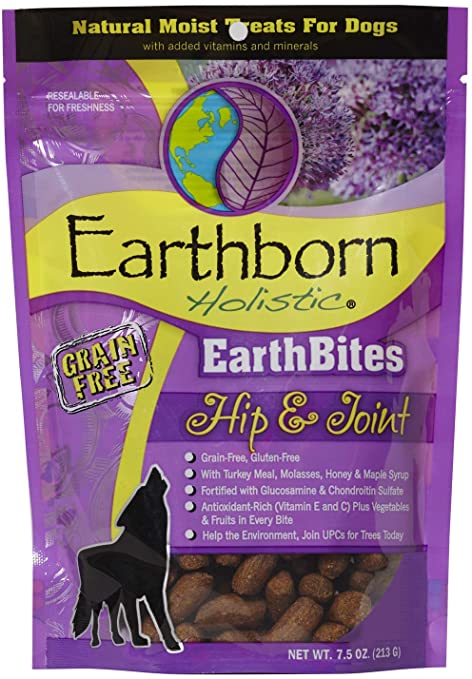 Earthborn Holistic EarthBites Grain Free Hip & Joint Moist Treats for Dogs