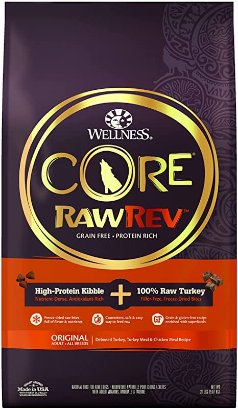 Wellness CORE RawRev Natural Grain Free Original Turkey Chicken with