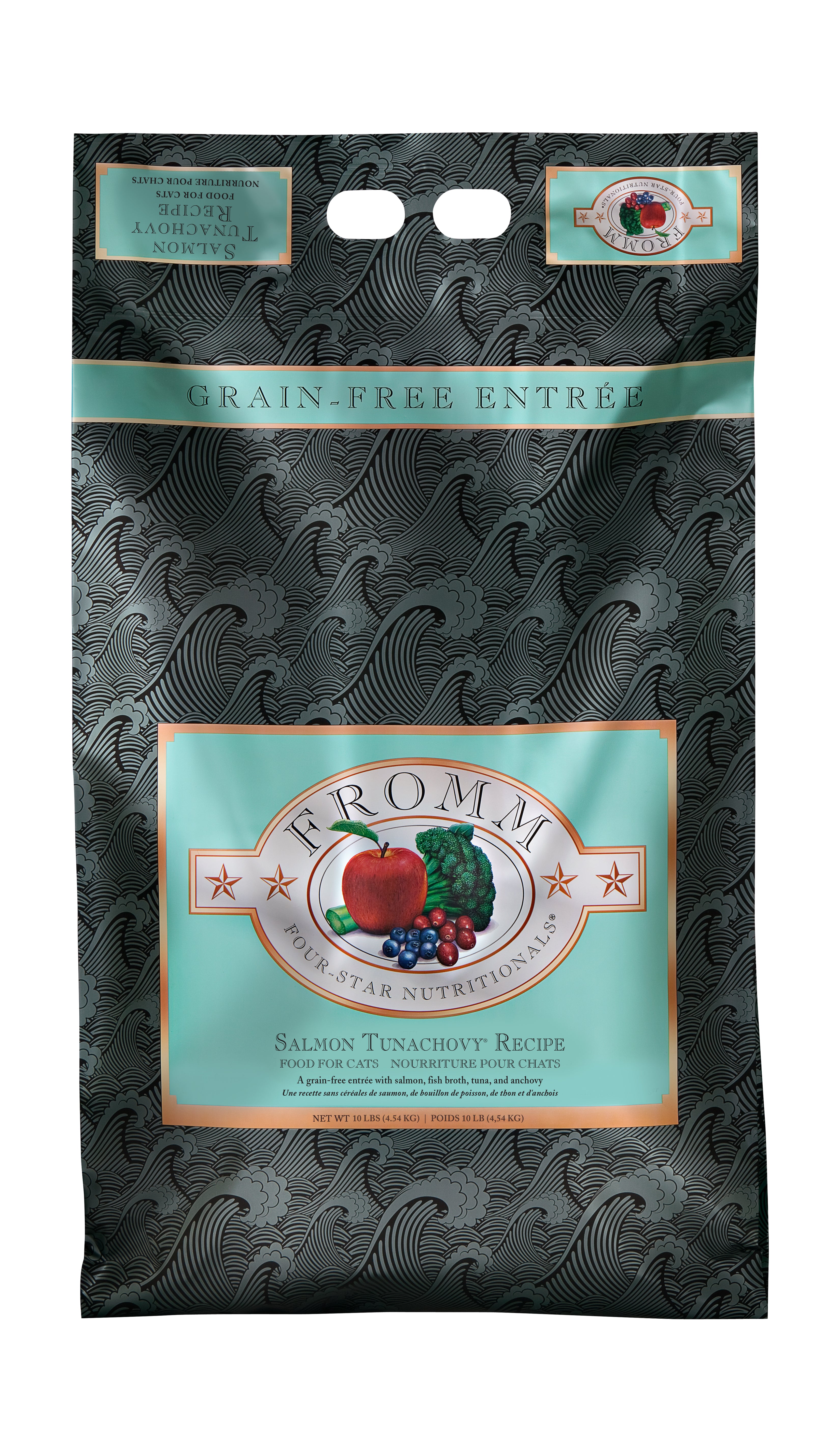 Fromm Four-Star Grain-Free Salmon Tunachovy Recipe Dry Cat Food