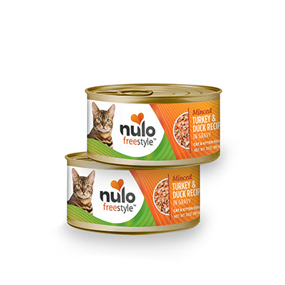 Nulo Freestyle Grain Free Minced Turkey & Duck Recipe in Gravy Canned Cat Food