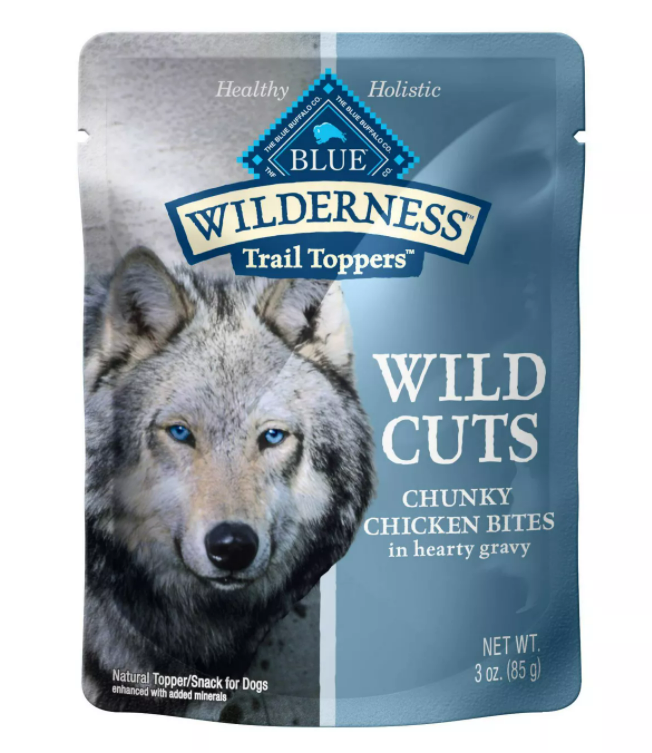 Blue Buffalo Wilderness Wild Cuts Chunky Chicken Bites in Gravy