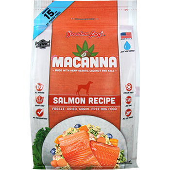 Grandma Lucy's Macanna Grain Free Salmon Recipe Freeze-Dried Raw Dog Food