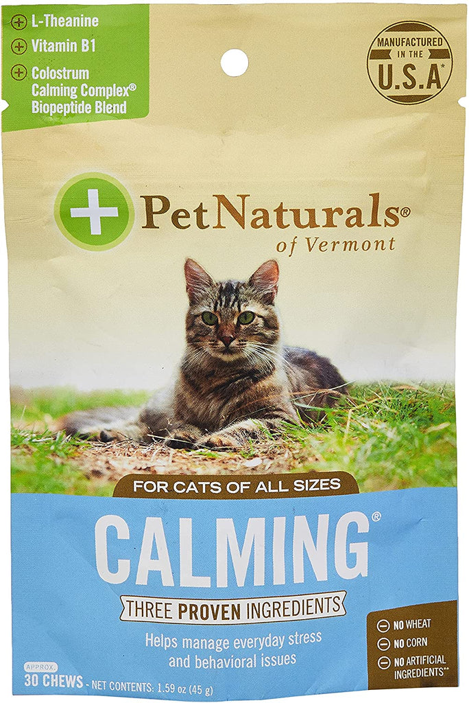 Pet naturals 2025 calming for cats