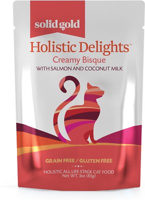 Solid Gold Holistic Delights With Salmon & Coconut Milk Wet Cat Food