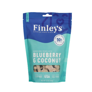 Finley's Barkery Blueberry Coconut Crunchy Biscuits