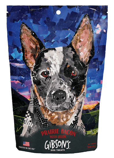 Gibson's Prairie Bacon With Bison Jerky Treats for Dogs