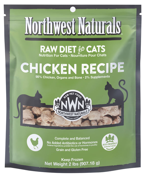 Northwest Naturals Frozen Chicken Nibbles Cat Food