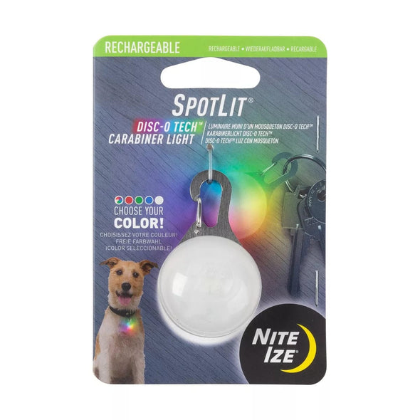 Nite Ize SpotLit Rechargeable Disc-O Tech Carabiner Light