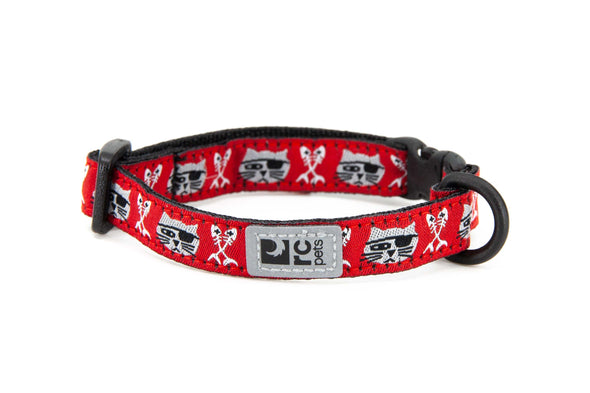 RC Pets Kitty Breakaway Collar for Cats in Pirate Cat Pattern