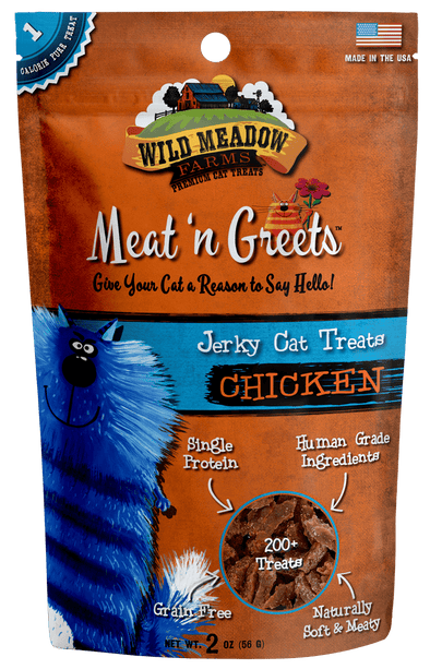 Wild Meadow Farms Chicken Meat'N Greets Treats for Cats