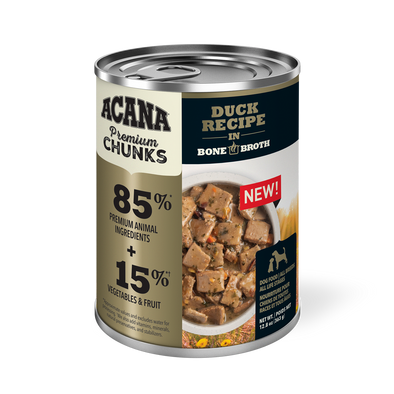 Acana Premium Chunks Grain Free Duck Recipe for Dogs