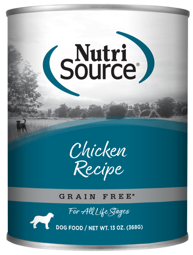 NutriSource Grain Free Chicken Canned Dog Food