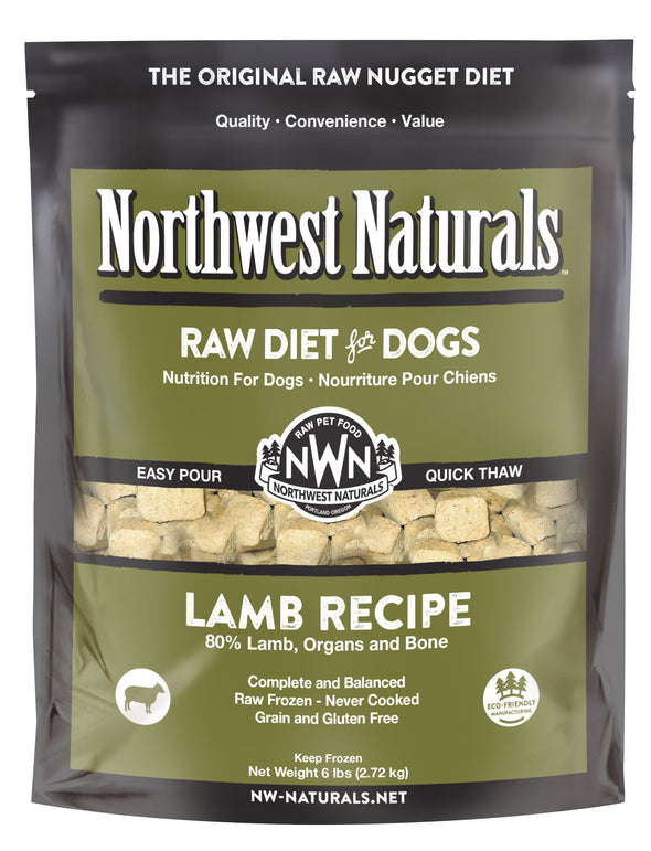 Northwest Naturals Frozen Lamb Nuggets Dog Food