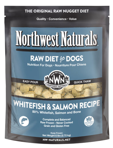Northwest Naturals Frozen Whitefish & Salmon Nuggets Dog Food
