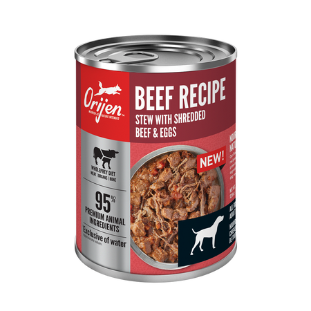 Orijen Beef Recipe Stew with Shredded Beef & Eggs Canned Dog Food
