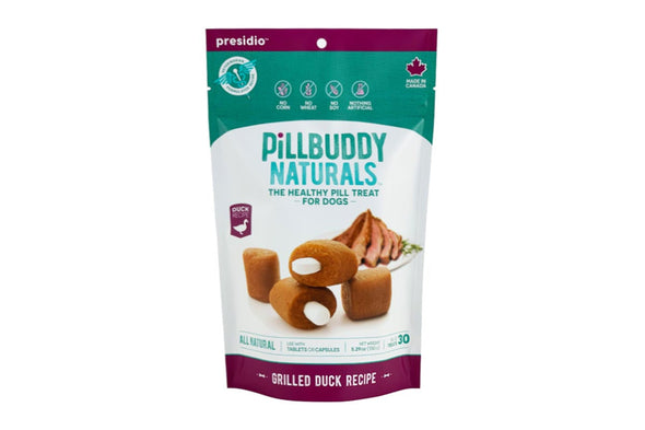 Complete Natural Nutrition Pill Buddy Naturals Grilled Duck Pill Hiding Treats for Dogs