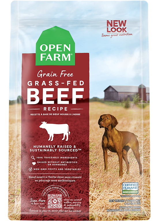 Open Farm Grain-Free Grass-Fed Beef Dry Dog Food