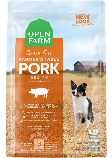 Open Farm Grain Free Farmer's Table Pork Recipe Dry Dog Food