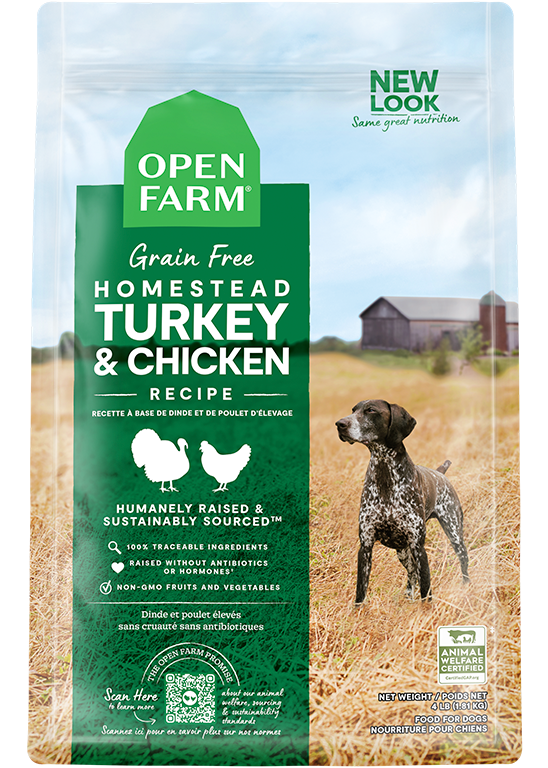 Open Farm Grain Free Homestead Turkey Chicken Recipe Dry Dog Food