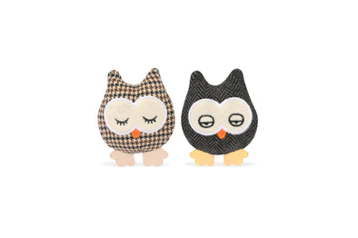 P.L.A.Y. Feline Frenzy Cat Toy Hooti-ful Owls Set of 2 Toy for Cats