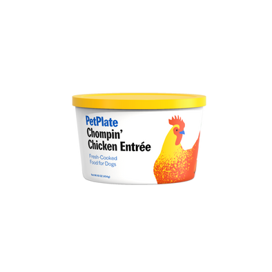 PetPlate Chompin' Chicken Entree Dog Food Frozen for Dogs
