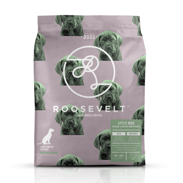 Roosevelt Little Bigs Chicken & Ancient Grain Large Breed Puppy Recipe Dry Dog Food