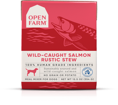 Open Farm Grain Free Wild Caught Salmon Recipe Rustic Stew Wet Dog Food