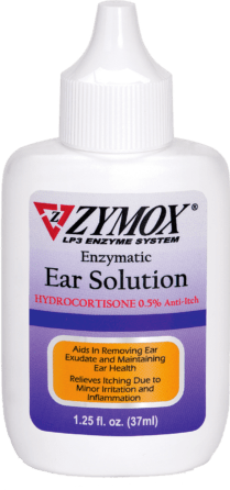 Zymox Enzymatic Ear Solution With 0.5% Hydrocortisone for Dogs