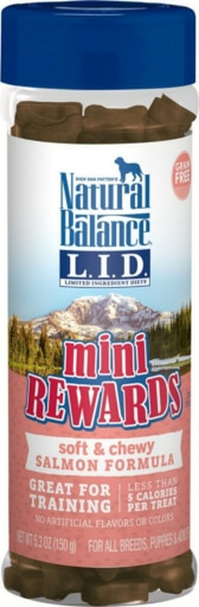 Natural Balance LID Mini Rewards Salmon Formula Soft & Chewy Dog Treats