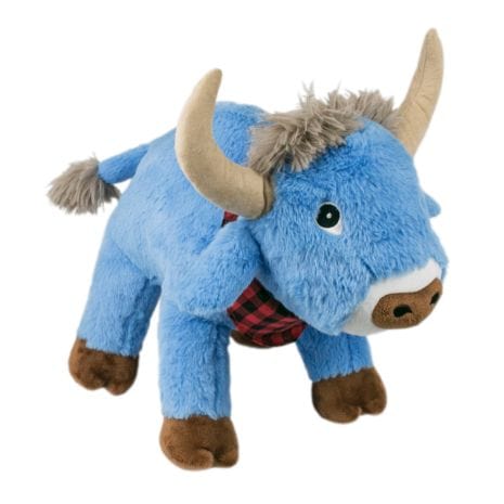 Tall Tails Crunch Blue Ox Toy for Dogs