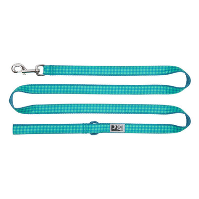 RC Pets Leash for Dogs in Green Gingham Pattern