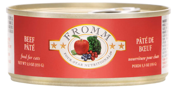 Fromm Four-Star Beef Pâté Canned Cat Food