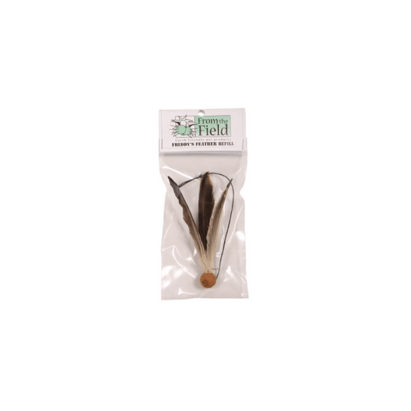 From The Field Freddy's Feather Wand Natural Cat Toy Refill