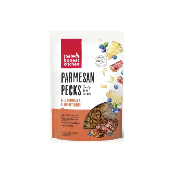 The Honest Kitchen Parmesan Pecks Beef Parmesan & Blueberry Recipe Dog Treats