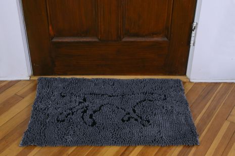 Grey Wet Paws Bath Mat