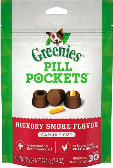 Greenies Canine Pill Pockets - Hickory Formula For Capsules