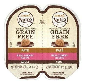 Nutro Perfect Portions Real Turkey Recipe Pate for Adult Cats