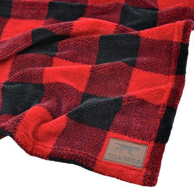 Tall Tails Hunter Plaid Fleece Blanket for Dogs